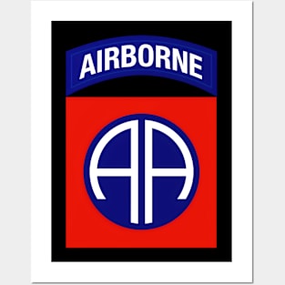 82nd Airborne Patch Insignia - Side of Chest Posters and Art